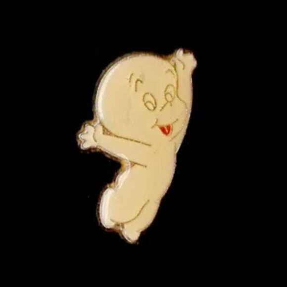 Vintage Casper the Friendly Ghost Enamel Souvenir Fridge Magnet - Picture 5 of 11